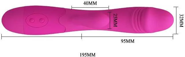 LYBAILE Pretty Love Snappy Vibrator Rožinė