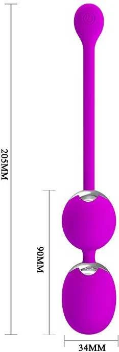 Pretty Love Pultu valdomi geišos kamuoliukai makšties kegel usb
