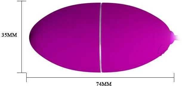 Pretty Love Stimuliuojantis kiaušinį su pultu Kegel pratimai seksas