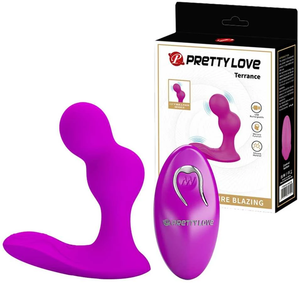 PRETTY LOVE – TERASAS ANALINIS VIBRATORIAUS MASAŽUOTIS SU NUOTOLINIO VALDYMU