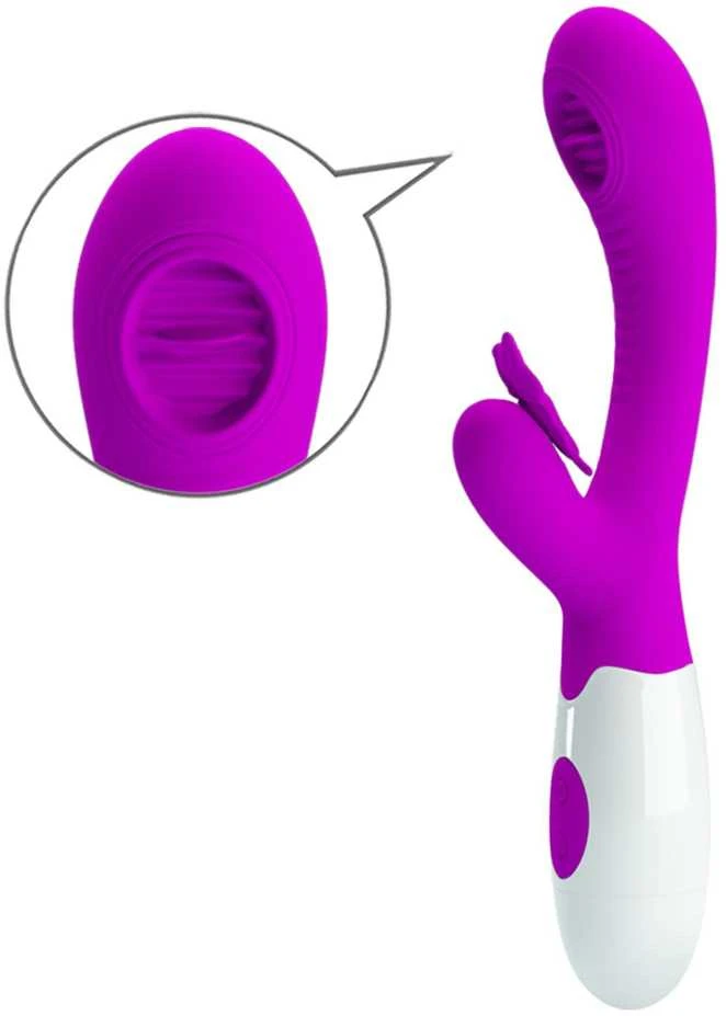 LYBAILE Pretty Love Moth Clitoris Vibrator Violetinė