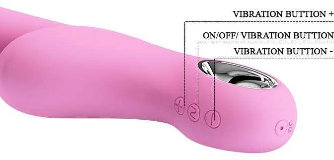 Pretty Love Vibrator daugiafunkcinis su klitorio masažuoklis 19c