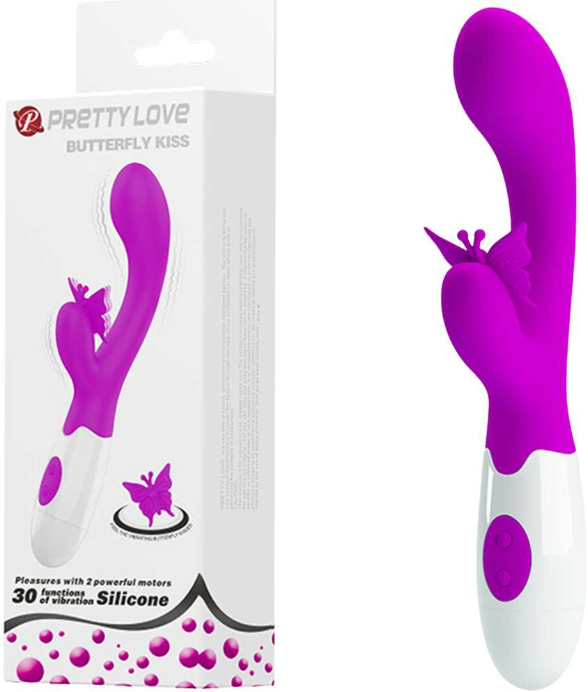 LYBAILE Pretty Love Butterfly Kiss Vibrator Rožinė