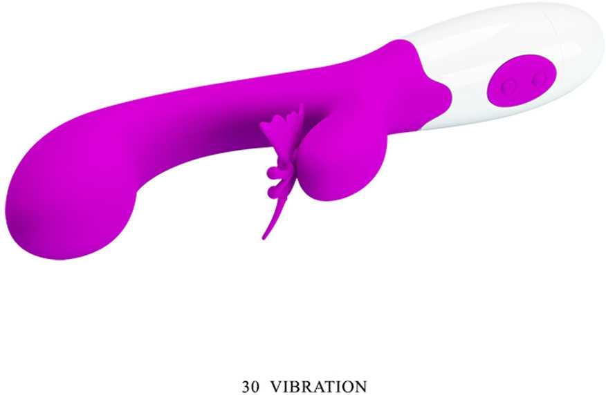 LYBAILE Pretty Love Butterfly Kiss Vibrator Rožinė