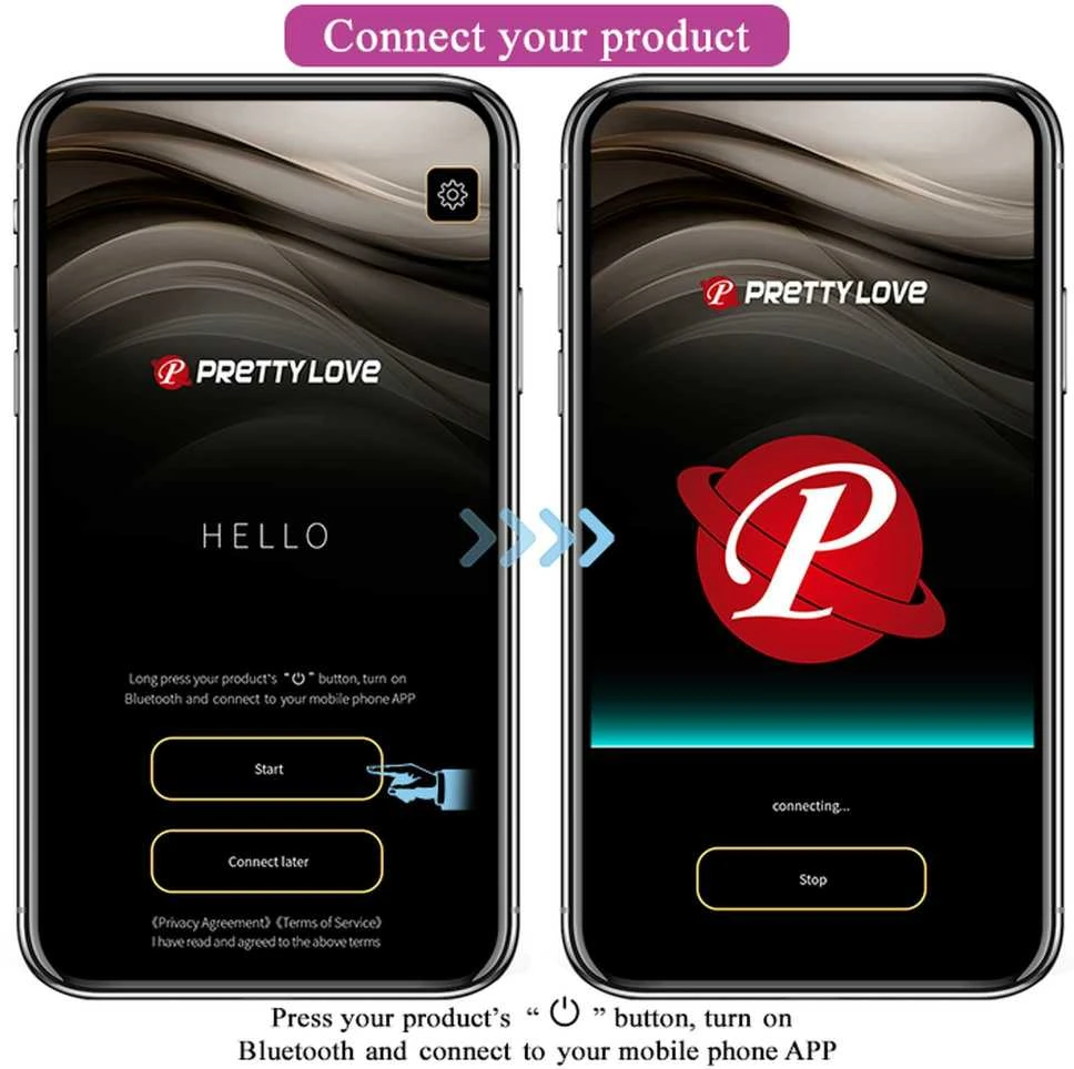 „Pretty Love“ vibratorius poroms su 12 funkcijų maksimaliam malonumui