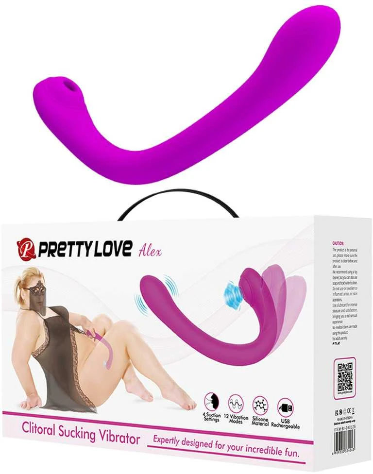 LYBAILE Pretty Love Alex Klitorinis Čiulpimas Cibracija Violetinė
