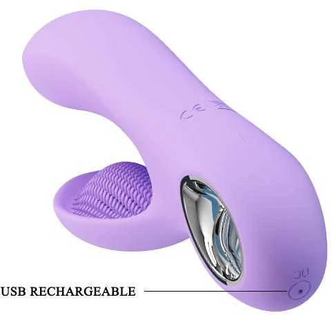 Pretty Love Vibratorius, skirtas g taško klitorio masažuokliui 17 cm USB