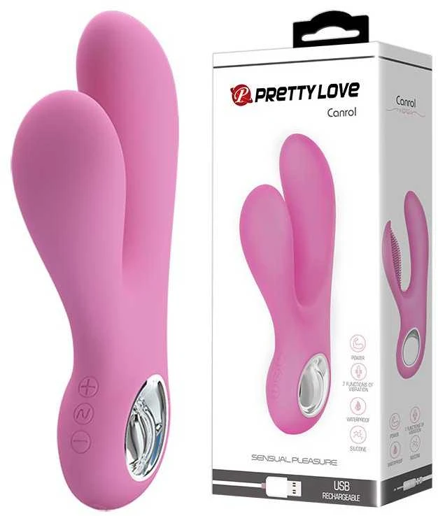 Pretty Love Vibratorius, skirtas g taško klitorio masažuokliui 17 cm USB