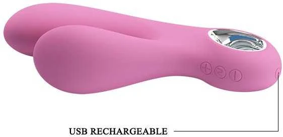Pretty Love Vibratorius, skirtas g taško klitorio masažuokliui 17 cm USB