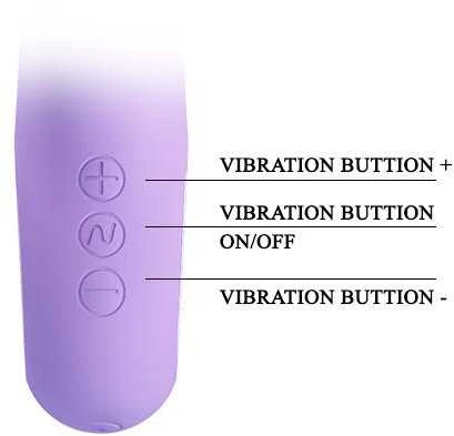 Pretty Love Vibratorius, skirtas g taško klitorio masažuokliui 17 cm USB