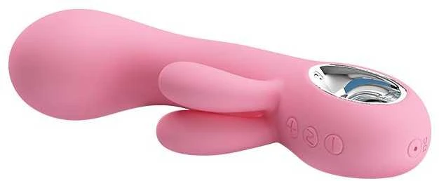 Vibratorius „Pretty Love“, skirtas g taškui ir klitoriui, USB, 7 režimai, 15 cm