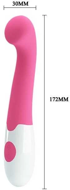 Pretty Love Flirtation LYBAILE Pretty Love Charles-Silicone Vibrator, 30 fun. vibr. Rožinė