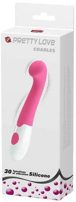 Pretty Love Flirtation LYBAILE Pretty Love Charles-Silicone Vibrator, 30 fun. vibr. Rožinė
