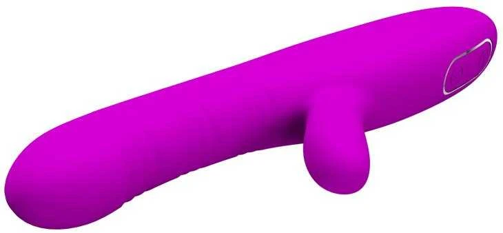 Vibratorius Pretty Love Bunny skirtas seksui G taške, 12 režimų, 22cm