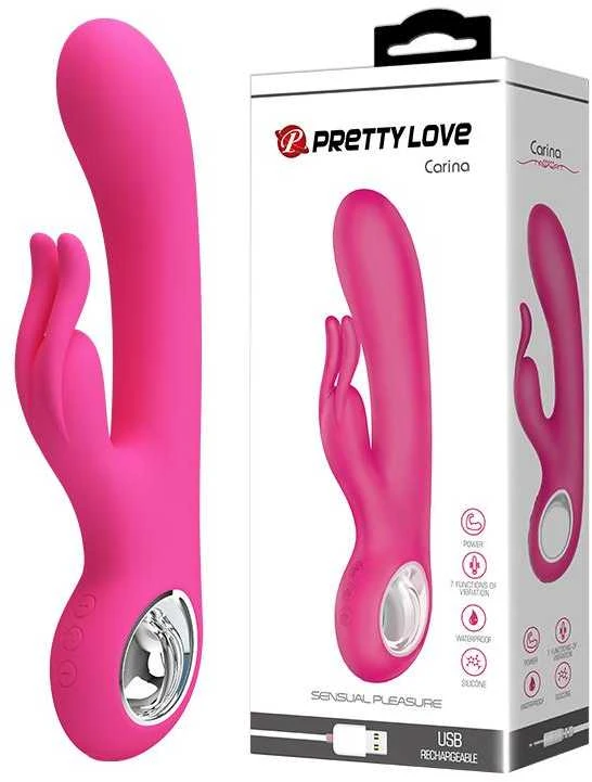 Vibratorius „Pretty Love Rabbit“, skirtas G taško ir klitorio erotikai