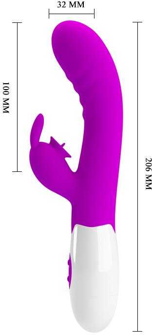 LYBAILE Pretty Love Serberus Licking Vibrator Violetinė