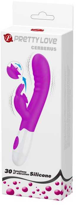 LYBAILE Pretty Love Serberus Licking Vibrator Violetinė