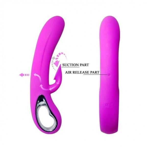Pretty Love LYBAILE Romantic Massage Sucking Vibrator Light Rožinė