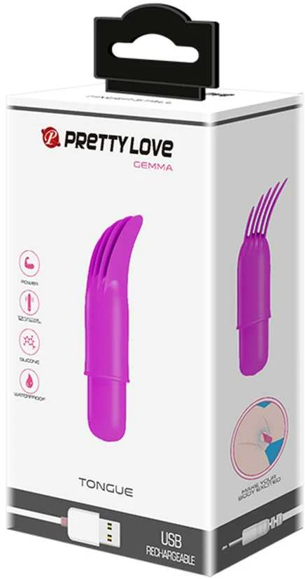 Pretty Love Vibratorius su silikoniniu dangteliu klitoriui stimuliuoti