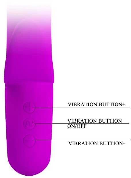 Pretty Love Vibratorius su analinio klitorio stimuliatoriumi 35 režimu