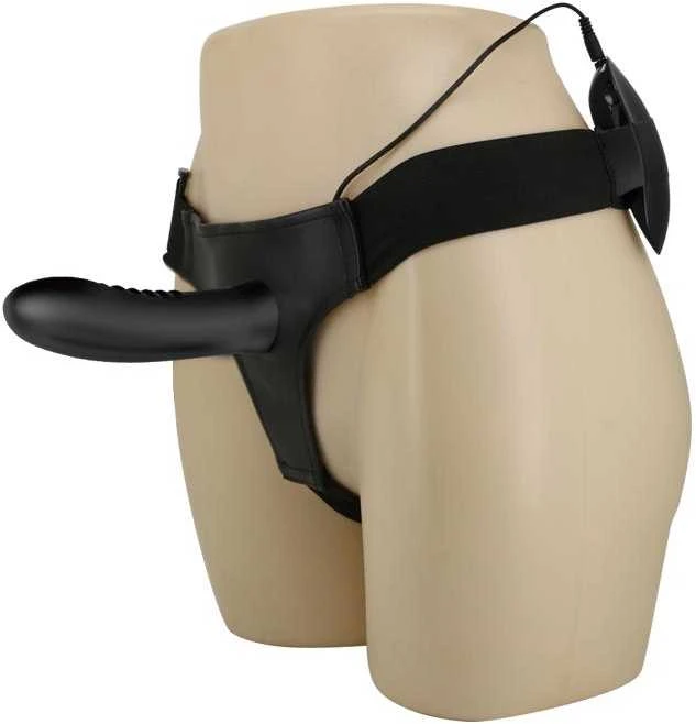 LYBAILE Pretty Love Myron 7,2 colių vibro dirželis ant Flesh