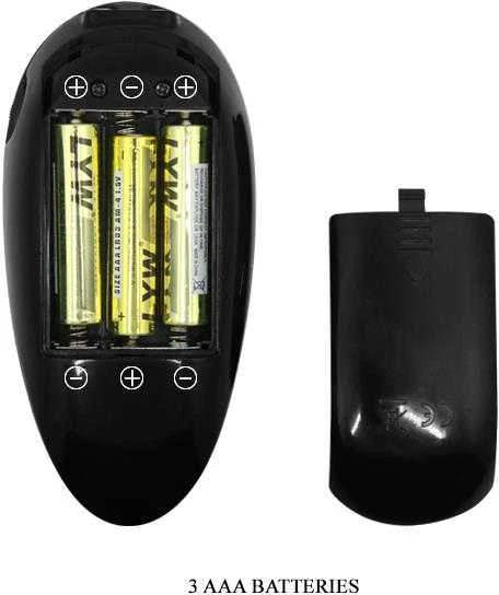 LYBAILE Pretty Love Myron 7,2 colių vibro dirželis ant Flesh