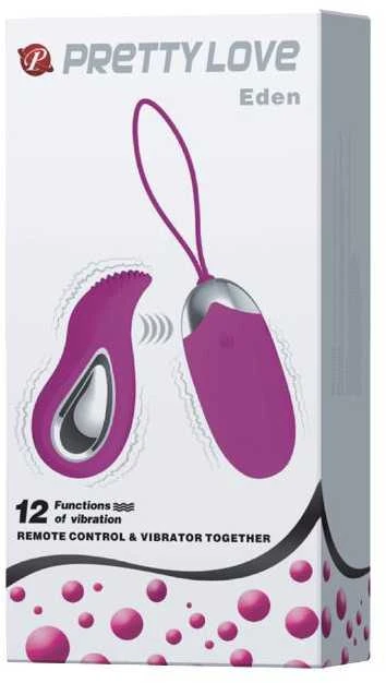 Pretty Love Vibrating kiaušinių nuotolinio valdymo pultelis klitorio masažuoklis 12 režimų