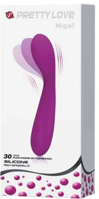 Pretty Love Vibrating G taško masažuoklis USB 30 režimai 17cm