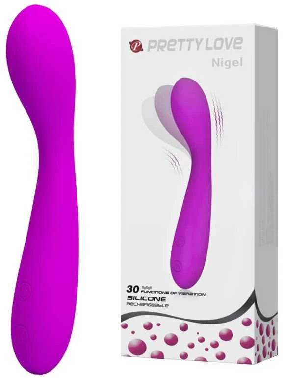 Pretty Love Vibrating G taško masažuoklis USB 30 režimai 17cm