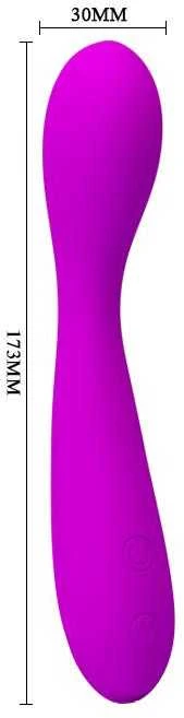 Pretty Love Vibrating G taško masažuoklis USB 30 režimai 17cm