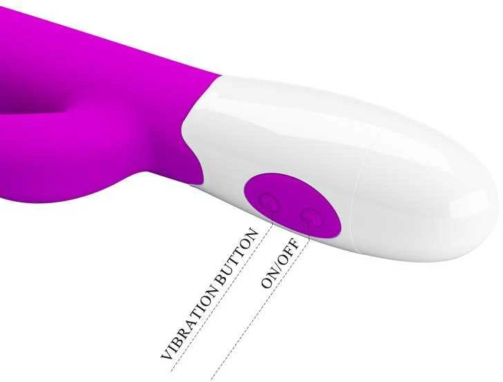 Pretty Love Daugiafunkcis triušio vibratorius 20 cm 30 režimų