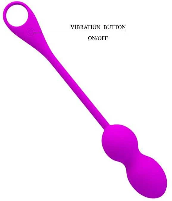Pretty Love Smart LYBAILE Pretty Love Elvira Telefono valdymo vibro kamuoliukai Violetinė