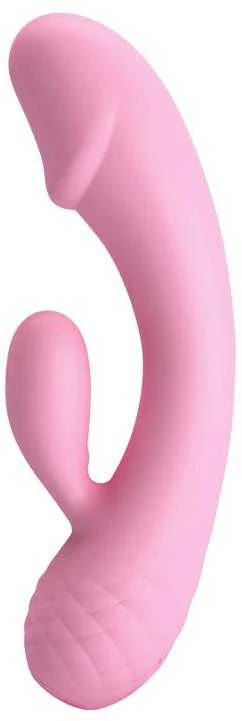 „Pretty Love“ lenktas G taško ir klitorio vibratorius 17 cm