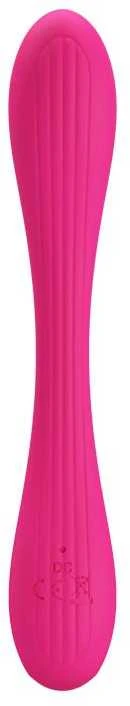 Pretty Love Bendable vibratorius dvigubas g taško klitoris 17cm