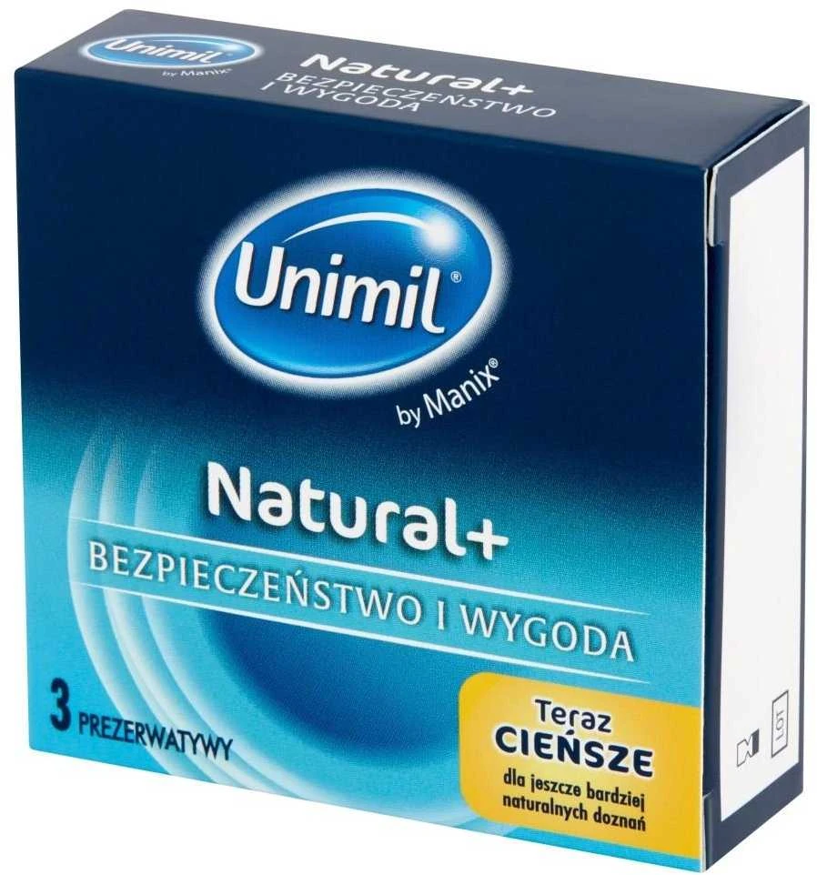 UNIMIL DĖŽUTĖ 3 NATURAL+ prezervatyvai