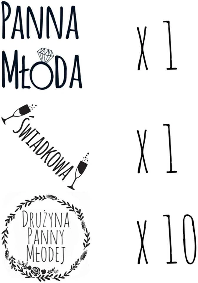 PropaGanda Rinkinys mergvakario tatuiruotės 12 vnt