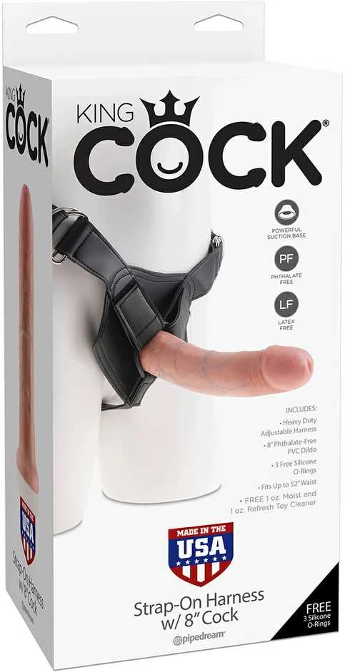 Pipedream King Cock Strap-On 8 colių