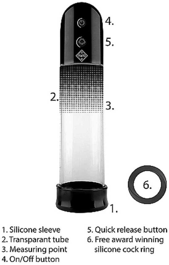 Pumped By Shots Automatic Luv Pump - Juodas