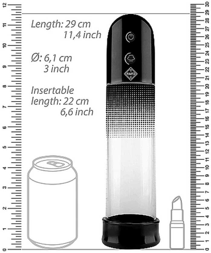 Pumped By Shots Automatic Luv Pump - Juodas