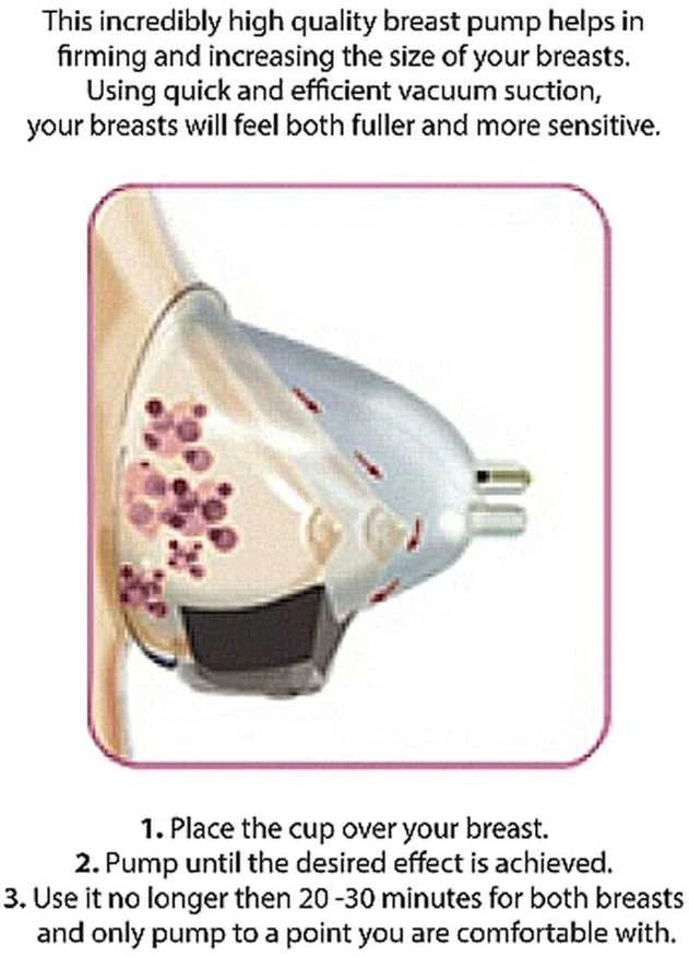 Shots Pumped Breast Simp Set Medium - Rose Gold