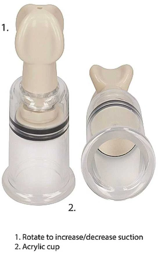 Pumped By Shots Siurbiamasis nipelio siurbimo rinkinys mažas – skaidrus