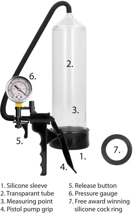 Pumped By Shots Pumped Profesionalus didelio varpos didinimo pompa