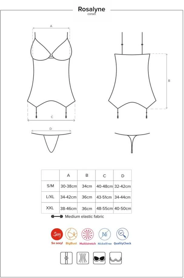 Obsessive OBS Corsage S/M