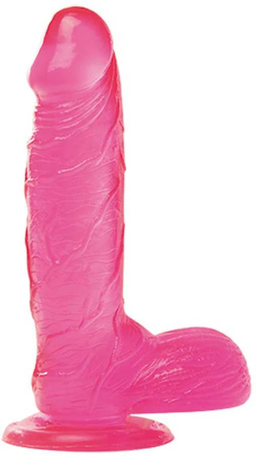 Real Rapture Tobulai natūralus dildo su sėklidžių venomis, galva 19 cm