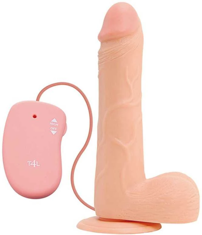 Real Rapture Mielas storas penio vibratorius siurbtukas nuotolinio valdymo pultelis 23cm