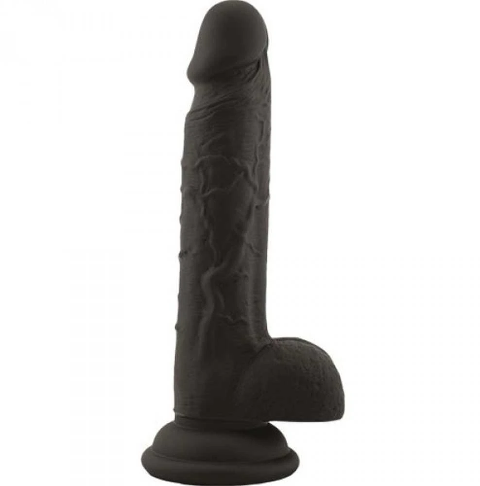 Dildo-Fallo realistico real safe rod slim juodas