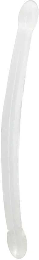 Realrock By Shots Realrock Dvigubas silikoninis dildo lygus, ilgis 42 cm