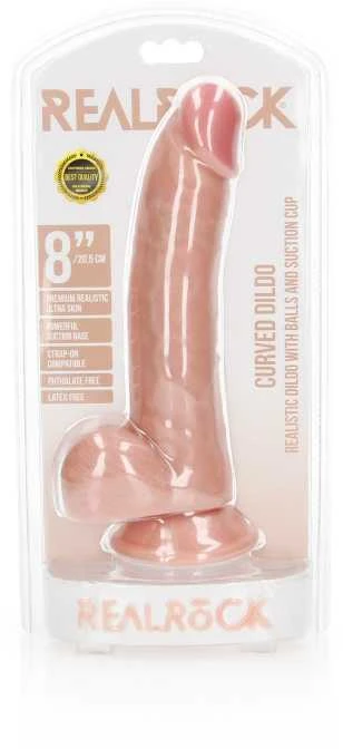 Realrock By Shots Realrock Silikoninis dygliuotas dildo siurbtukas 23 cm