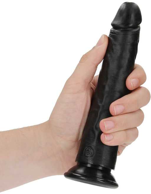 Realrock By Shots Realrock Slim Realistic Dildo su siurbtuku - 7"/ 18 cm