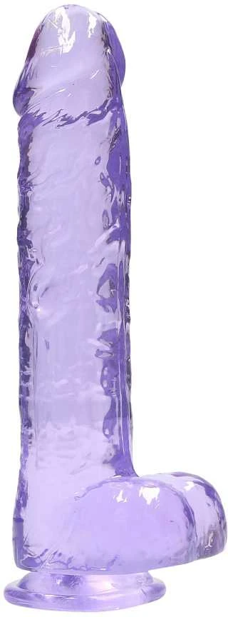Realrock By Shots Realistiškas dildo su kamuoliukais - 10""""/ 25,4 cm